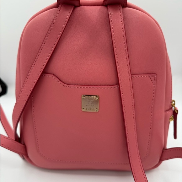 MCM- Calfskin Bunny Polke Mini Backpack - Picture 7 of 8